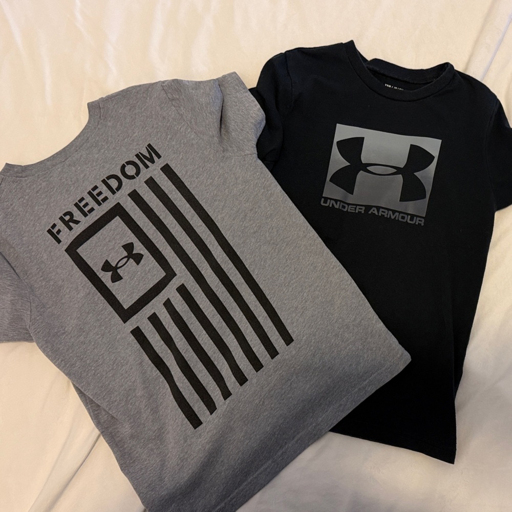 Under Armour Kids Grey & Black Graphic Tee Pack